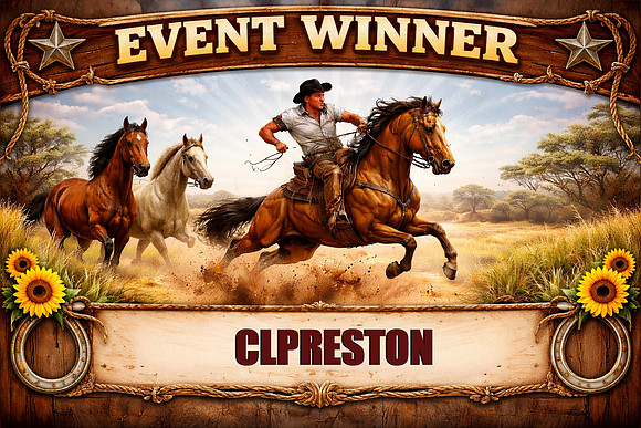 Event Winner Claire